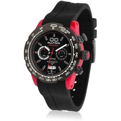 H1PR43C -CB1 Reloj analógico de 43 mm (rojo) - Bultaco H1PR43C -CB1 Reloj analógico de 43 mm (rojo) - Bultaco