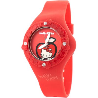 HK7158LS -18 Reloj analógico de 40 mm (rojo) - Hello Kitty HK7158LS -18 Reloj analógico de 40 mm (rojo) - Hello Kitty