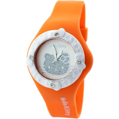 HK7158LS -02 Reloj analógico de 40 mm (naranja) - Hello Kitty HK7158LS -02 Reloj analógico de 40 mm (naranja) - Hello Kitty