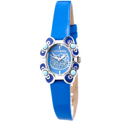 HK7129L -03 Reloj analógico de 23 mm (plata) - Hello Kitty HK7129L -03 Reloj analógico de 23 mm (plata) - Hello Kitty