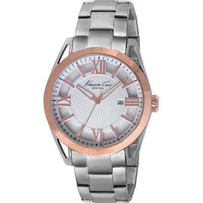 IKC9373 Reloj analógico de 42 mm (plata) - Kenneth Cole IKC9373 Reloj analógico de 42 mm (plata) - Kenneth Cole