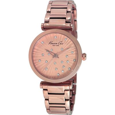 IKC0019 Reloj analógico de 35 mm (oro rosa) - Kenneth Cole IKC0019 Reloj analógico de 35 mm (oro rosa) - Kenneth Cole