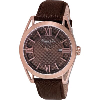 IKC8073 Reloj analógico de 44 mm (oro rosa) - Kenneth Cole IKC8073 Reloj analógico de 44 mm (oro rosa) - Kenneth Cole