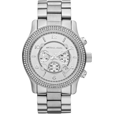 Reloj analógico MK5574 45 mm (plata) - Michael Kors Reloj analógico MK5574 45 mm (plata) - Michael Kors