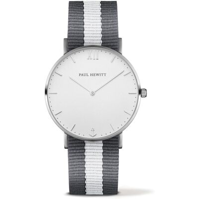 PHSASSTWGRW20 Reloj analógico de 39 mm (plata) - Paul Hewitt PHSASSTWGRW20 Reloj analógico de 39 mm (plata) - Paul Hewitt