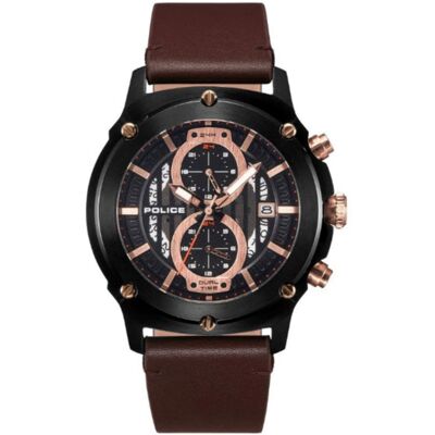 POLICE Reloj analógico R1451324001 46 mm (negro) - Policía POLICE Reloj analógico R1451324001 46 mm (negro) - Policía