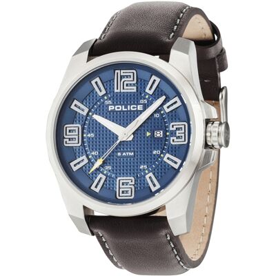 POLICE Reloj analógico R1451269001 46 mm (plata) - Policía POLICE Reloj analógico R1451269001 46 mm (plata) - Policía