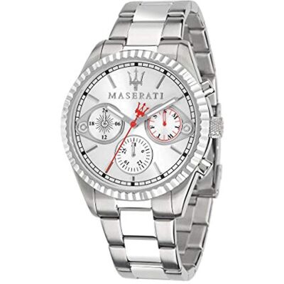 Reloj analógico R8853100017 43 mm (plata) - Maserati Reloj analógico R8853100017 43 mm (plata) - Maserati