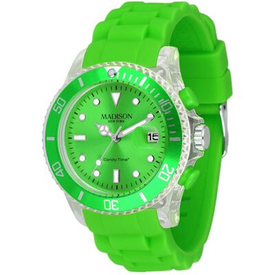 Reloj analógico U4399-10 40 mm (verde) - Madison Reloj analógico U4399-10 40 mm (verde) - Madison
