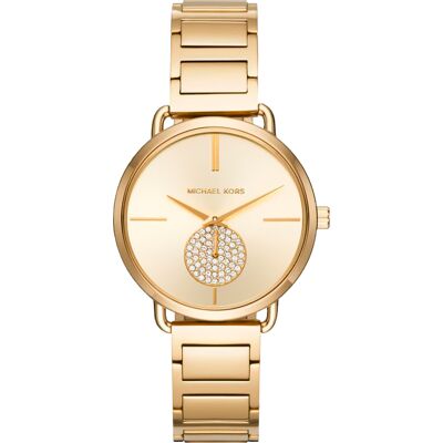 Reloj de dama Michael Kors Portia en oro - Diamantes, Cuarzo, 36mm Reloj de dama Michael Kors Portia en oro - Diamantes, Cuarzo, 36mm