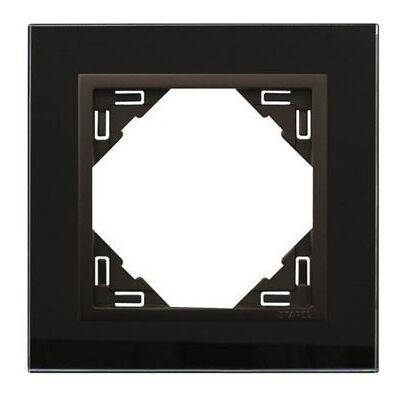 Espejo Simple Serie LOGUS90 (Cristal Negro/Negro Mate) - EFAPEL Espejo Simple Serie LOGUS90 (Cristal Negro/Negro Mate) - EFAPEL