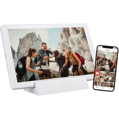 Marco de fotos digital DigiFrame WiFi de 10,1" (blanco) - BRAUN Marco de fotos digital DigiFrame WiFi de 10,1" (blanco) - BRAUN