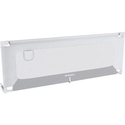 Barandilla de seguridad para cama de 200 cm (Blanco/Gris) - TULANO Barandilla de seguridad para cama de 200 cm (Blanco/Gris) - TULANO