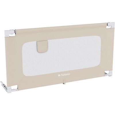 Barandilla de seguridad para cama de 140 cm (beige) - TULANO Barandilla de seguridad para cama de 140 cm (beige) - TULANO
