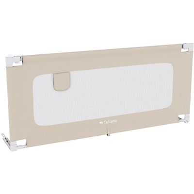 Barandilla de seguridad para cama de 160 cm (beige) - TULANO Barandilla de seguridad para cama de 160 cm (beige) - TULANO