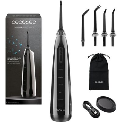 Irrigador Bucal ToothCare 6000 Jet Liberty (Negro) - CECOTEC Irrigador Bucal ToothCare 6000 Jet Liberty (Negro) - CECOTEC
