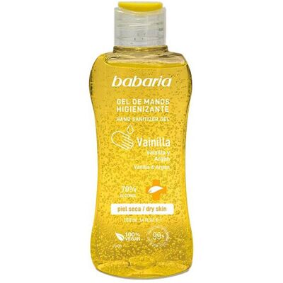 Babaria Higienizante de Manos Vainilla y Argán Piel Seca 70% Alcohol 100ml Babaria Higienizante de Manos Vainilla y Argán Piel Seca 70% Alcohol 100ml
