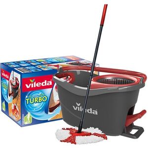 Sistema de Limpieza Turbo Mopa + Cubo con Pedal - VILEDA Sistema de Limpieza Turbo Mopa + Cubo con Pedal - VILEDA