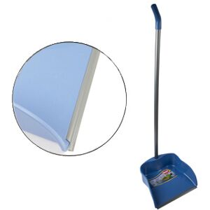Recogedor De Basura Con Perfil De Goma 23 Cm Con Palo - BLANCA Recogedor De Basura Con Perfil De Goma 23 Cm Con Palo - BLANCA