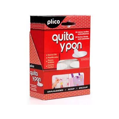PLICO Velcro Autoadhesivo Redondo 24 Cremalleras PLICO Velcro Autoadhesivo Redondo 24 Cremalleras