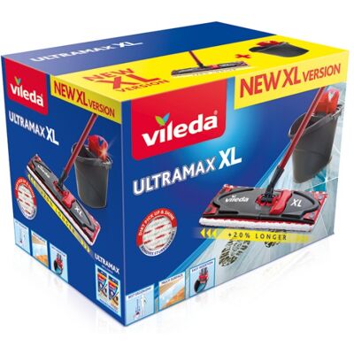 Ultramax XL Fregona + Cubo Sistema de Limpieza - VILEDA Ultramax XL Fregona + Cubo Sistema de Limpieza - VILEDA