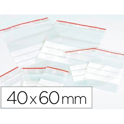 Q-Connect Bolsa De Plastico Autosellada 40X60 Mm Paquete De 100 Unidades - Q-CONNECT Q-Connect Bolsa De Plastico Autosellada 40X60 Mm Paquete De 100 Unidades - Q-CONNECT