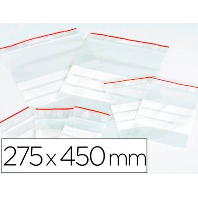 Bolsa Plastico Autosellada Q-Connect 275X450 Mm Paquete De 100 Unidades - Q-CONNECT Bolsa Plastico Autosellada Q-Connect 275X450 Mm Paquete De 100 Unidades - Q-CONNECT
