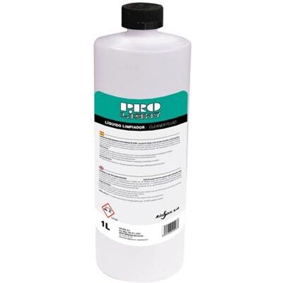 Líquido Limpiador para Máquina de Humo (1 Litro) - PRO LIGHT Líquido Limpiador para Máquina de Humo (1 Litro) - PRO LIGHT