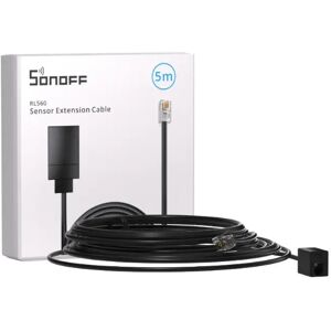 Cabo Extensor Macho-Fêmea p/ Sondas RJ9 Sonoff (5 mts) - Sonoff RL560 Cabo Extensor Macho-Fêmea p/ Sondas RJ9 Sonoff (5 mts) - Sonoff RL560