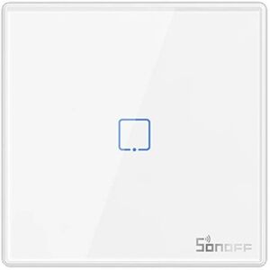 Interruptor de control táctil RF inteligente de 1 canal con superficie adhesiva - SONOFF T2EU1C-RF Interruptor de control táctil RF inteligente de 1 canal con superficie adhesiva - SONOFF T2EU1C-RF