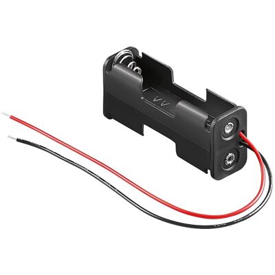 Admite 2 pilas AA - R6 con cables Admite 2 pilas AA - R6 con cables