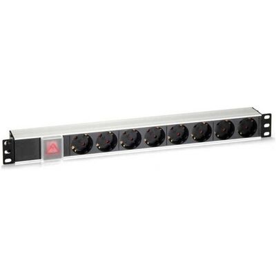 Prolongador 8 Tomas Sin Cables Interruptor Aluminio 3500W 16A (1,8 mts) - CROMAD Prolongador 8 Tomas Sin Cables Interruptor Aluminio 3500W 16A (1,8 mts) - CROMAD