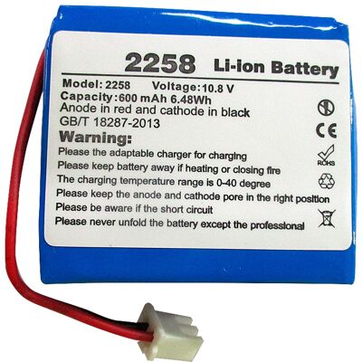 Batería de litio recargable Q-Connect de 10,8 V y 600 mAh KF17282 Batería de litio recargable Q-Connect de 10,8 V y 600 mAh KF17282