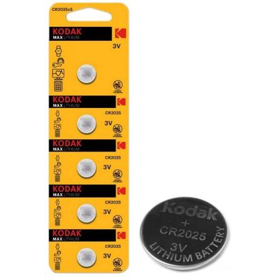 Batería de litio 3V CR2025 - KODAK Batería de litio 3V CR2025 - KODAK