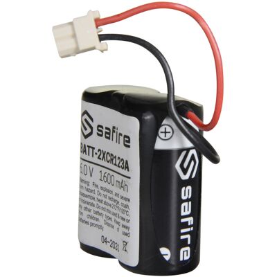 Batería Acumulador 6V 1600mAh (CR123A / CR17345 / 5018LC) con Conector Molex 5284 - SAFIRE Batería Acumulador 6V 1600mAh (CR123A / CR17345 / 5018LC) con Conector Molex 5284 - SAFIRE