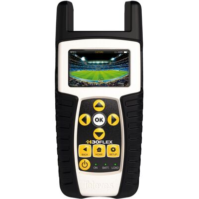 Medidor de Campo H30FLEX DVB-S/S2 + DVB-T/T2 + DVB-C - TELEVES Medidor de Campo H30FLEX DVB-S/S2 + DVB-T/T2 + DVB-C - TELEVES