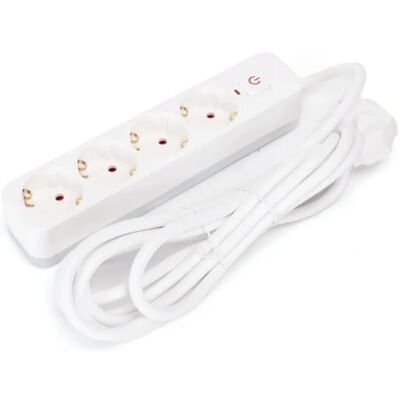 AIGOSTAR Extensión Cuádruple con Interruptor (3 mts) AIGOSTAR Extensión Cuádruple con Interruptor (3 mts)