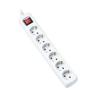 AIGOSTAR Extensión Séxtuple Tierra c/ Interruptor (1.5 mts) AIGOSTAR Extensión Séxtuple Tierra c/ Interruptor (1.5 mts)