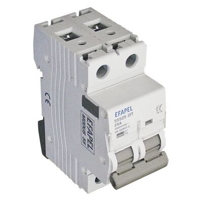Interruptor 2P - 250/415V 63A Serie MODUS55 - EFAPEL Interruptor 2P - 250/415V 63A Serie MODUS55 - EFAPEL
