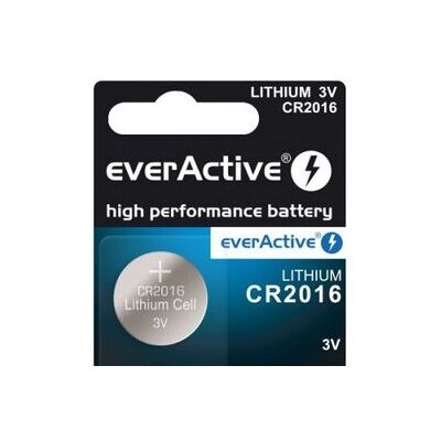 EVERACTIVE Batería de Litio 3V CR2016 - VINNIC EVERACTIVE Batería de Litio 3V CR2016 - VINNIC