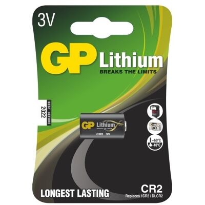 Batería de litio CR2 3V - GP Batería de litio CR2 3V - GP