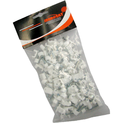 IBEROSAT Pack 100x Bridas 5mm con Clavo IBEROSAT Pack 100x Bridas 5mm con Clavo