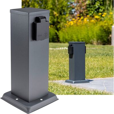 Columna Exterior con 2 Tomas Schucko 250V/16A (IP44) Columna Exterior con 2 Tomas Schucko 250V/16A (IP44)