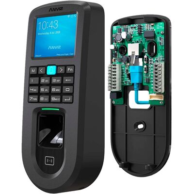 Autonomous Biometric Reader w/ MF Fingerprints and Keyboard - ANVIZ Autonomous Biometric Reader w/ MF Fingerprints and Keyboard - ANVIZ