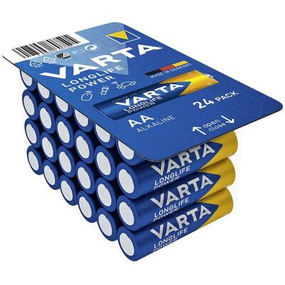 Pack 24x Pilas Alcalinas LR6 AA 1.5V - VARTA Pack 24x Pilas Alcalinas LR6 AA 1.5V - VARTA