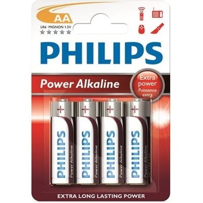 Pila Alcalina 1.5V LR06 AA - PHILIPS Pila Alcalina 1.5V LR06 AA - PHILIPS
