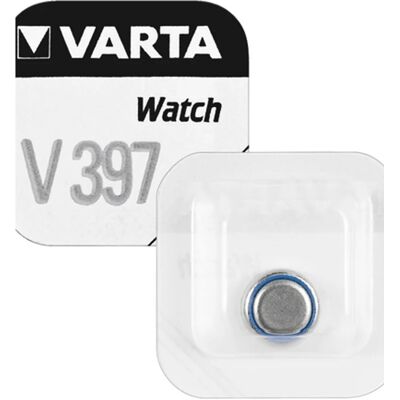 Varta V397 Modelo Batería de Reloj de Oxido de Plata - Batería Varta V397 Modelo Batería de Reloj de Oxido de Plata - Batería