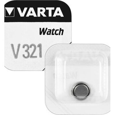 Batería de reloj de óxido de plata Varta V321/SR 65 - Batería Batería de reloj de óxido de plata Varta V321/SR 65 - Batería