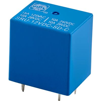 Velleman Relé Miniatura - Soporta 15A/28Vdc, 7A/220Vac - Relé Velleman Relé Miniatura - Soporta 15A/28Vdc, 7A/220Vac - Relé
