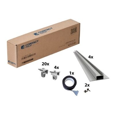 Kit Estructura para Paneles Fotovoltaicos en Chapa Ondulada (1 Módulo) Kit Estructura para Paneles Fotovoltaicos en Chapa Ondulada (1 Módulo)